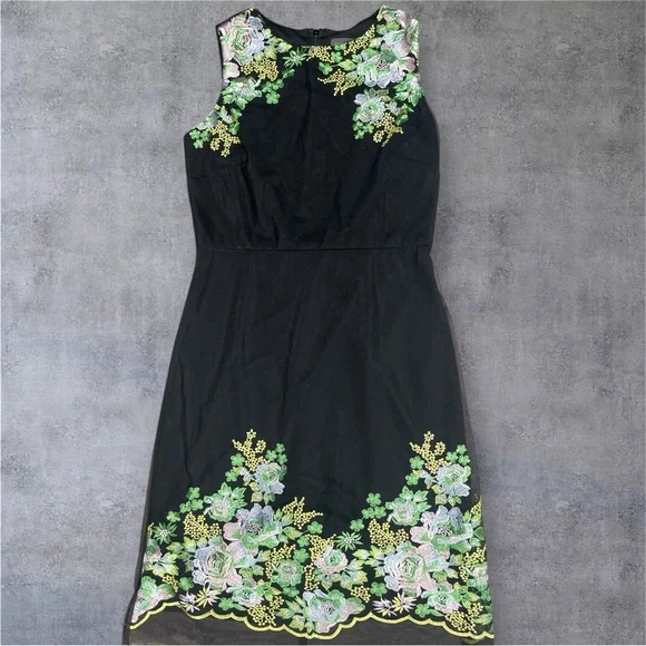 Donna Ricco | Dresses | Donna Ricco Embroidered Dress 8 | Poshmark
